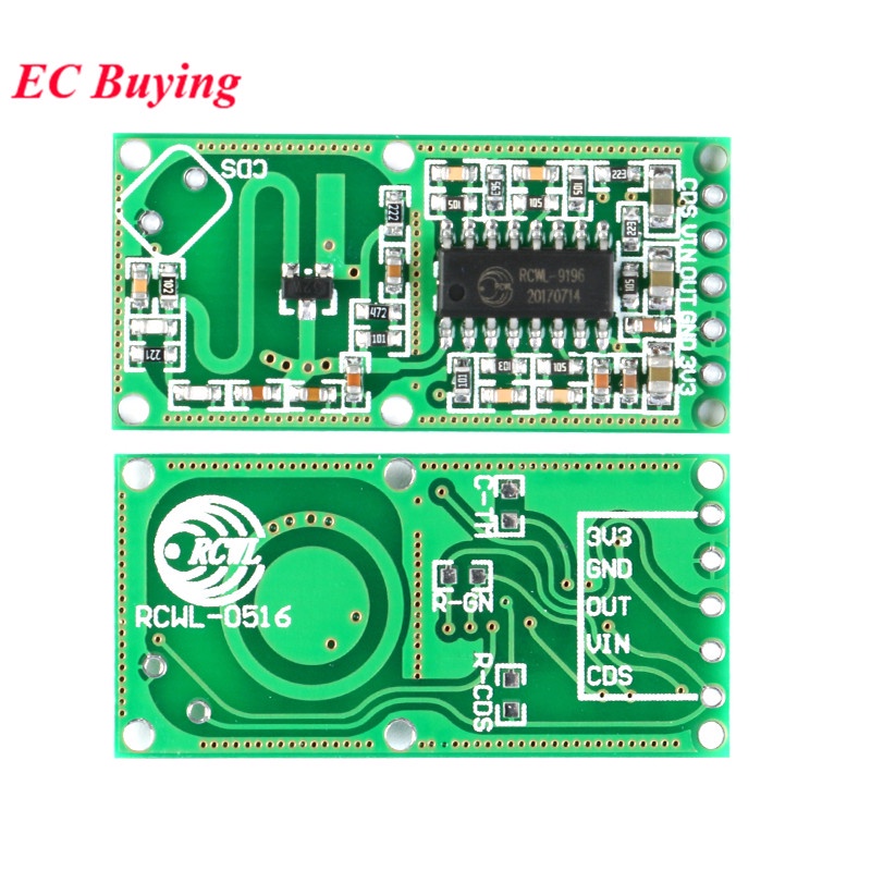 5pcs RCWL-0516 Microwave Radar Sensor Module Human Body Induction ...