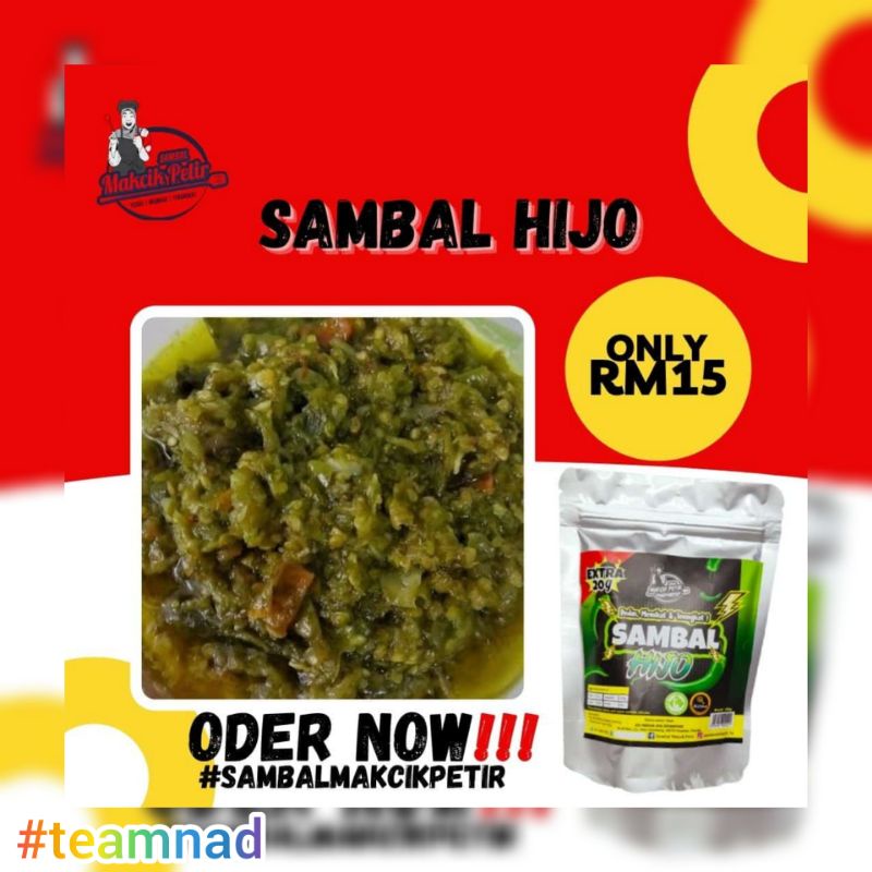 Sambal Hijo pedas memikat by makcik petir original | Shopee Malaysia