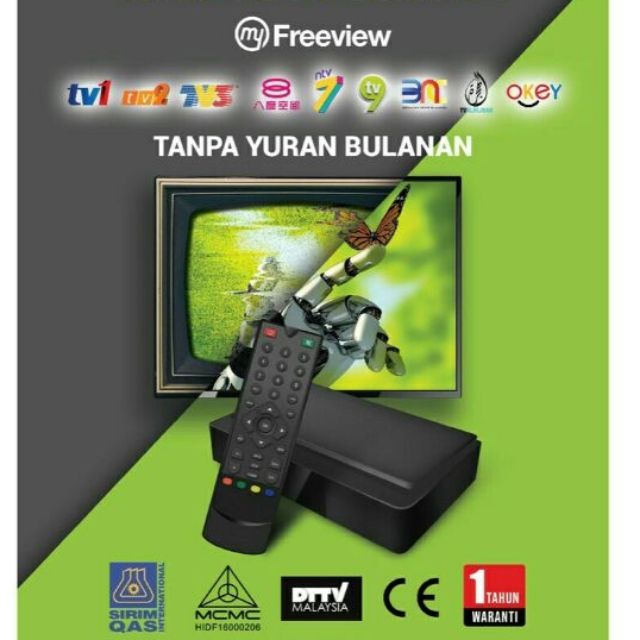 TV DECODER Q-BOX MYFREEVIEW DECODER | Shopee Malaysia