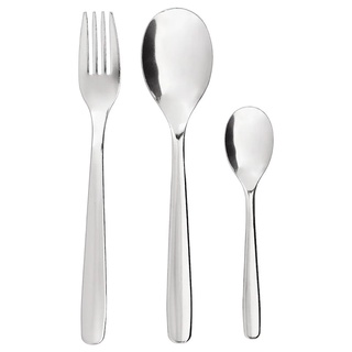 FABLER 3-piece flatware set, stainless steel - IKEA