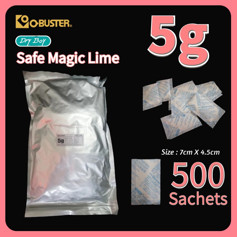 DRY BOY MAGIC LIME (Large Pack) /Safe Lime/Food Grade Desiccant/Silica