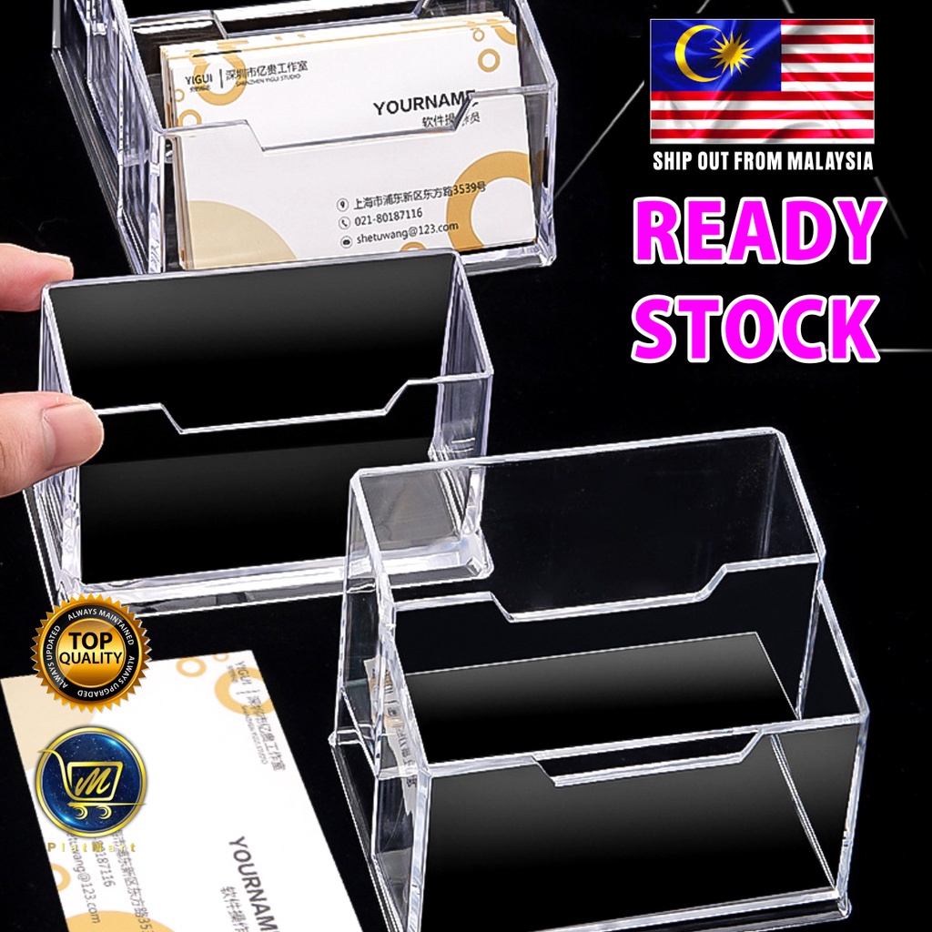 PlatMart [READY STOCK] Desktop Business Card Stand Holder Display