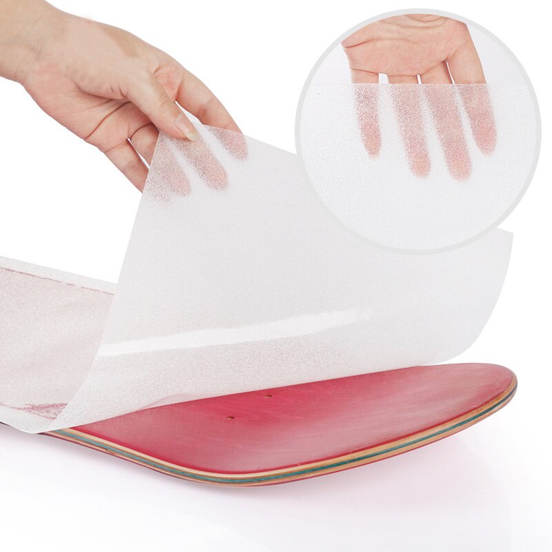 33*9INCH GRIPTAPE Sandpaper Clear Scooter Sandpaper Sticker Skateboard ...