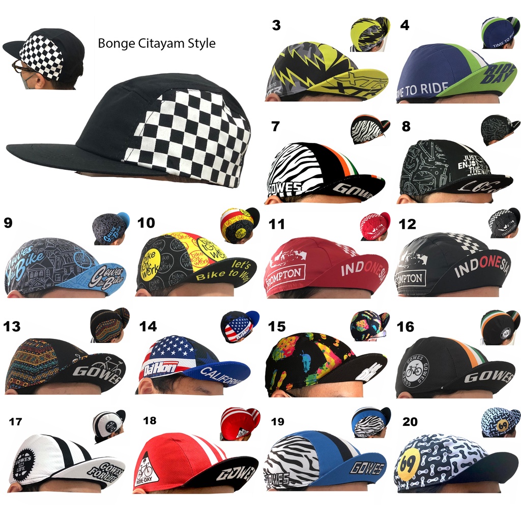 Bicycle Hat/Hat Cap | Shopee Malaysia