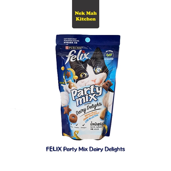 Purina Felix Party Mix cat treats ( 60 gram ) NMK Shopee Malaysia