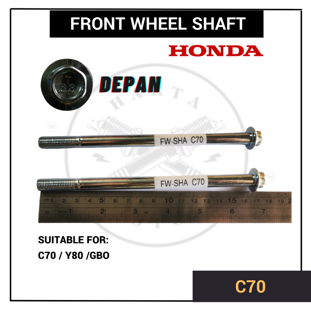 Front Wheel Shaft Motor C Y Gbo Shopee Malaysia