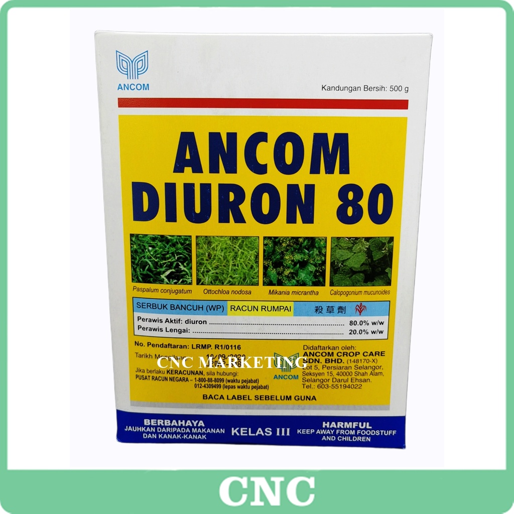 500gm Ancom Diuron 80 Racun Sambau Rumput Rumpai Shopee Malaysia