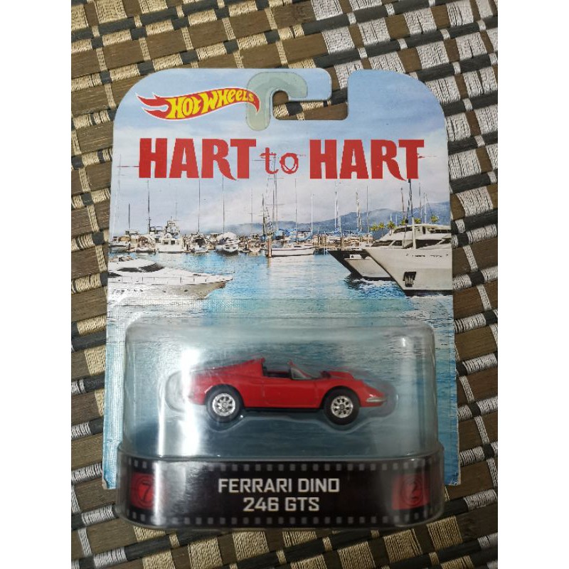 Hot Wheels HART TO HART FERRARI DINO 246 GTS RETRO ENTERTAINMENT ...