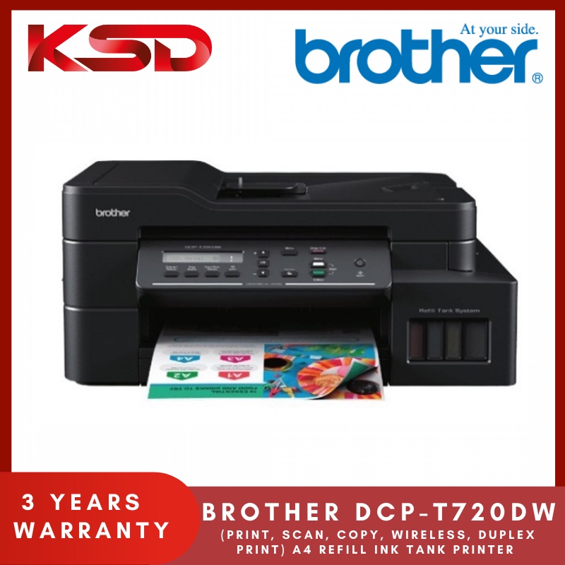 Brother DCP-T720DW (Print, Scan, Copy, Wireless, Duplex Print) A4 ...