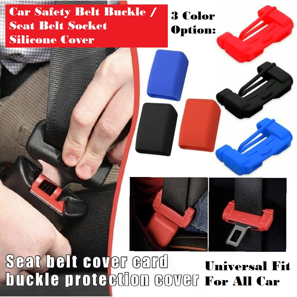 Car Seat Belt Clip Lock Cover Protector Shoulder Pad Safety Belt Buckle