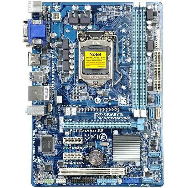 GIGABYTE GA-B75M-HD3 Desktop Motherboard B75M-HD3 | Shopee Malaysia