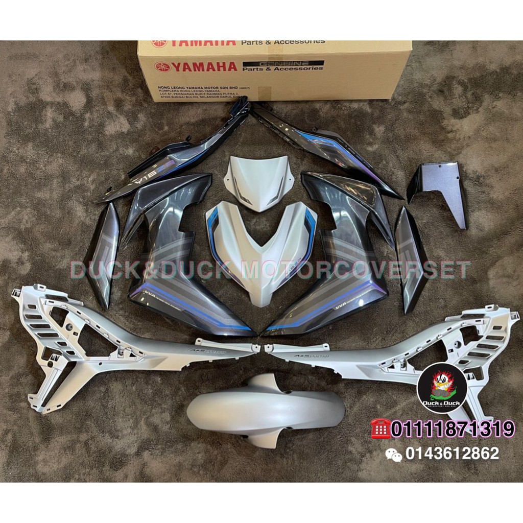 Y16 Y16ZR ORIGINAL 100% HONG LEONG YAMAHA HLY MOTOR COVERSET FULL BODY ...