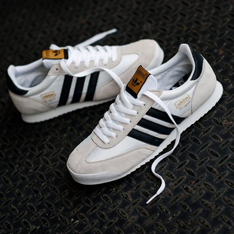 Adidas dragon white black shoes Shopee Malaysia