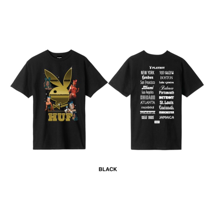 HUF x Playboy Club Tour S/S Tee | Shopee Malaysia