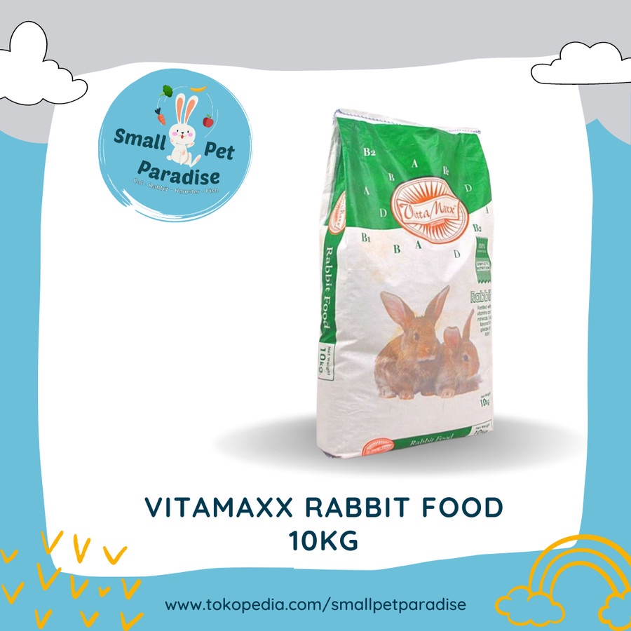 Vitamaxx RABBIT FOOD RABBIT RABBIT NUGGETS 10KG (GRAB / GOJEK) | Shopee ...