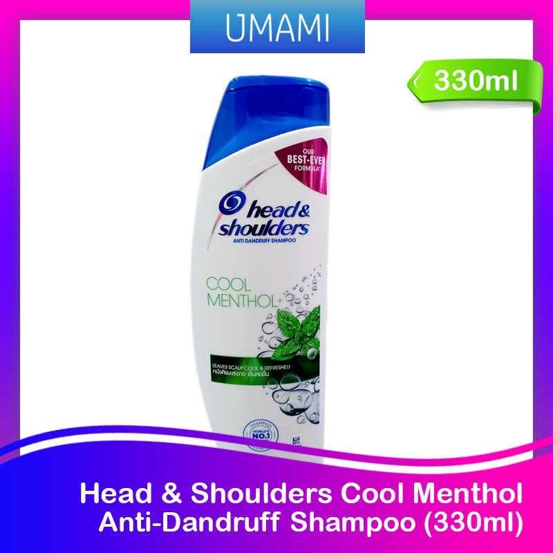 Head & Shoulders Cool Menthol | Anti-Dandruff Shampoo (330ml) | Shopee ...