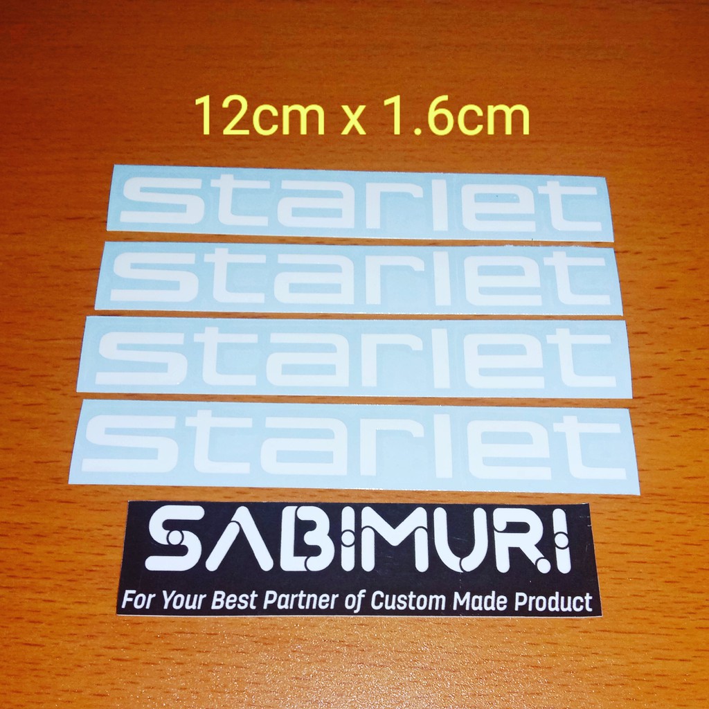Cutting Sticker Starlet Door Handle Sticker | Shopee Malaysia