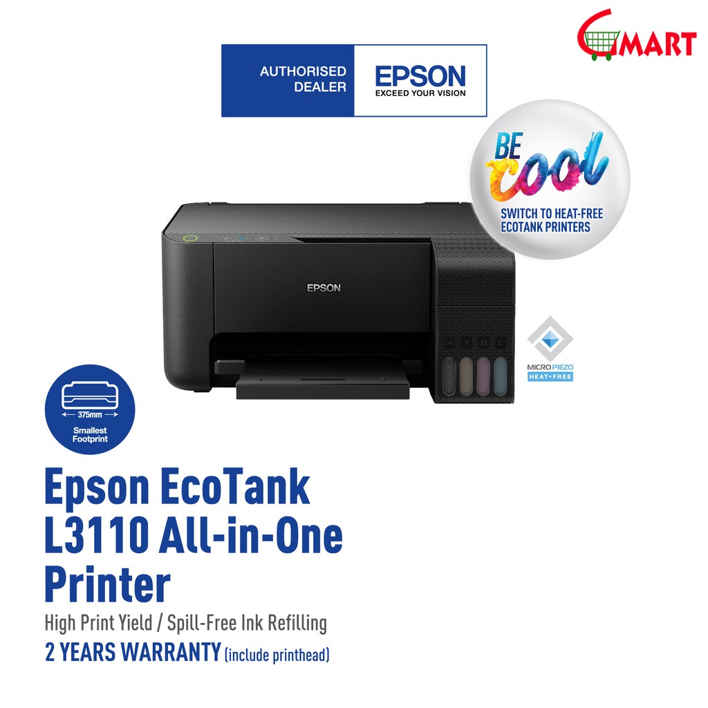 Epson L3110 / L3210 All-in-one Color Ink Tank Printer (Print/Scan/Copy ...