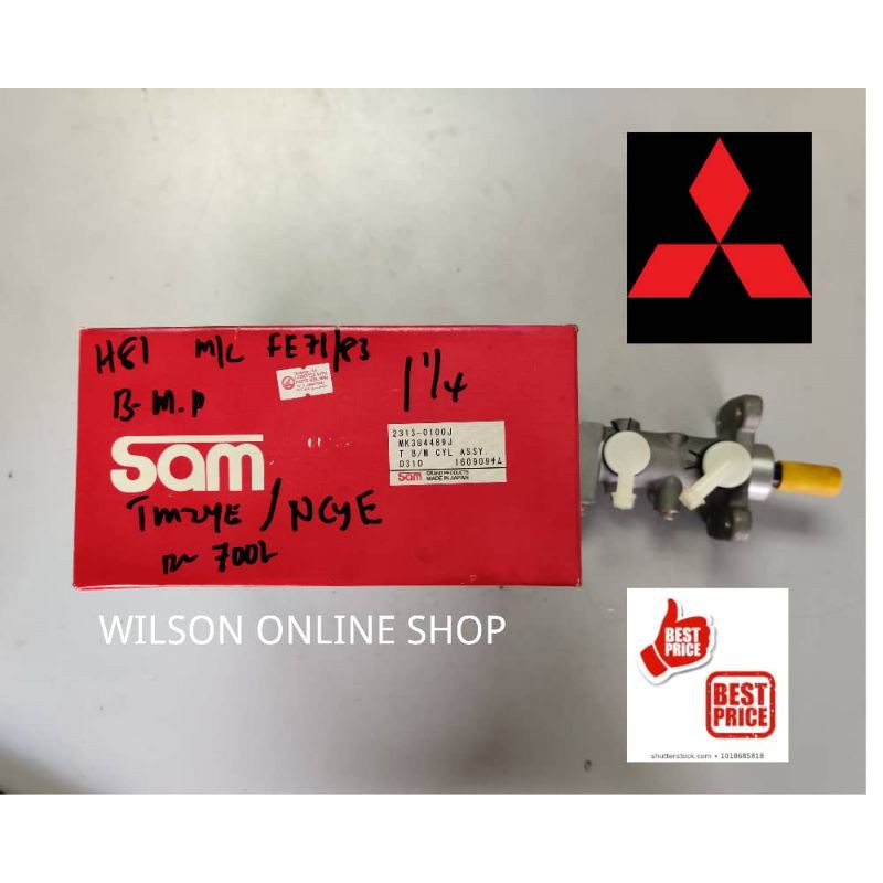Sam Japan Hydraulic Brake Master Pump MK384489 Mitsubishi Canter FE83