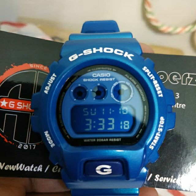 Gshock hot sale dw6900 blue