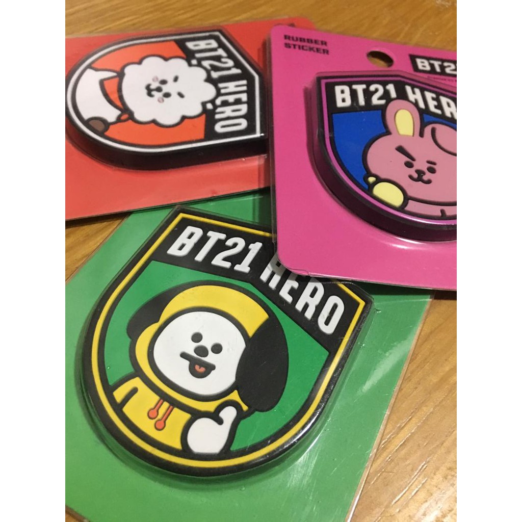 [Ready Stock] BT21 Official Rubber Sticker [BTS] x [LINE FRIENDS ...