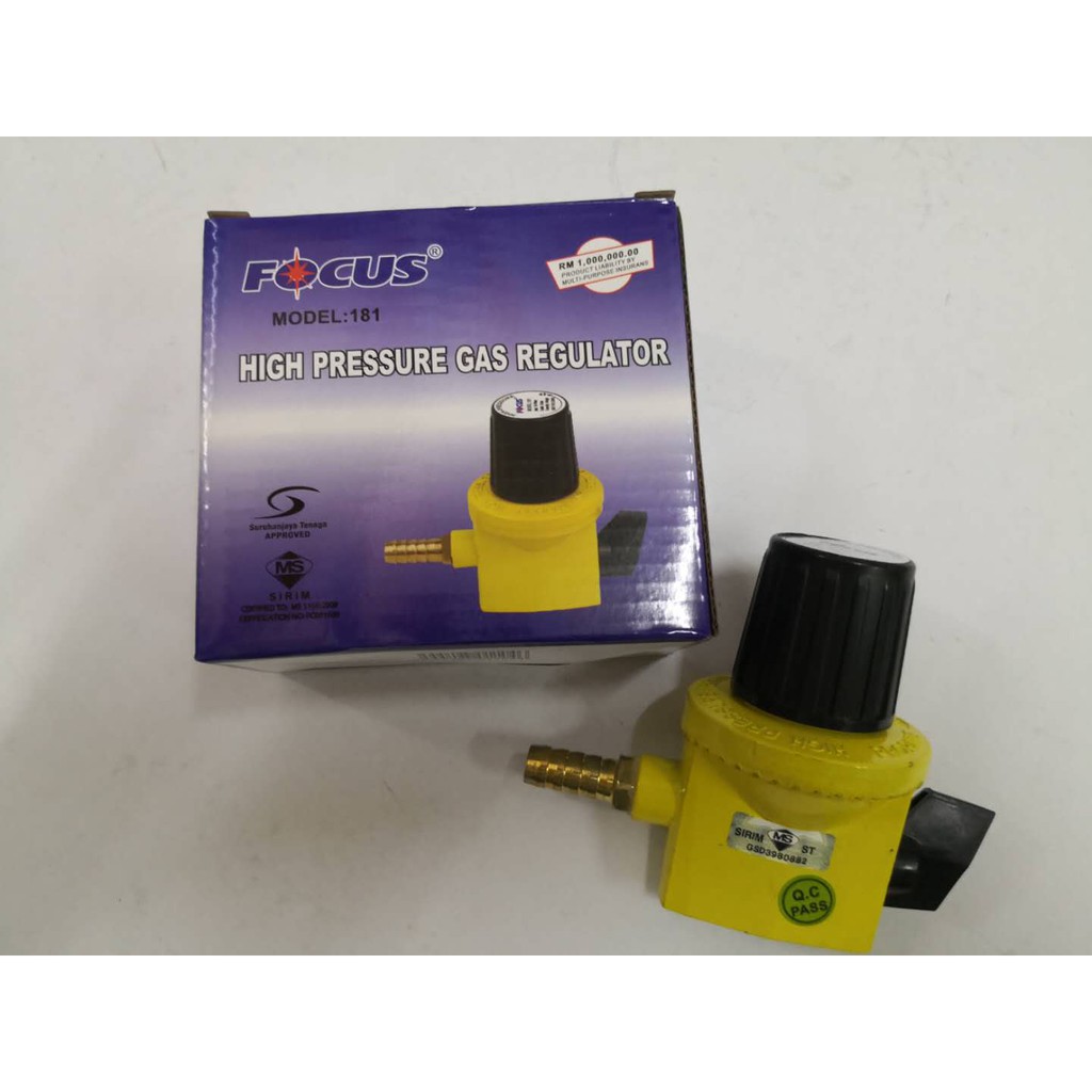 FOCUS/MYHOM GAS REGULATOR HIGH PRESSURE (SIRIM APPROVED) Shopee Malaysia