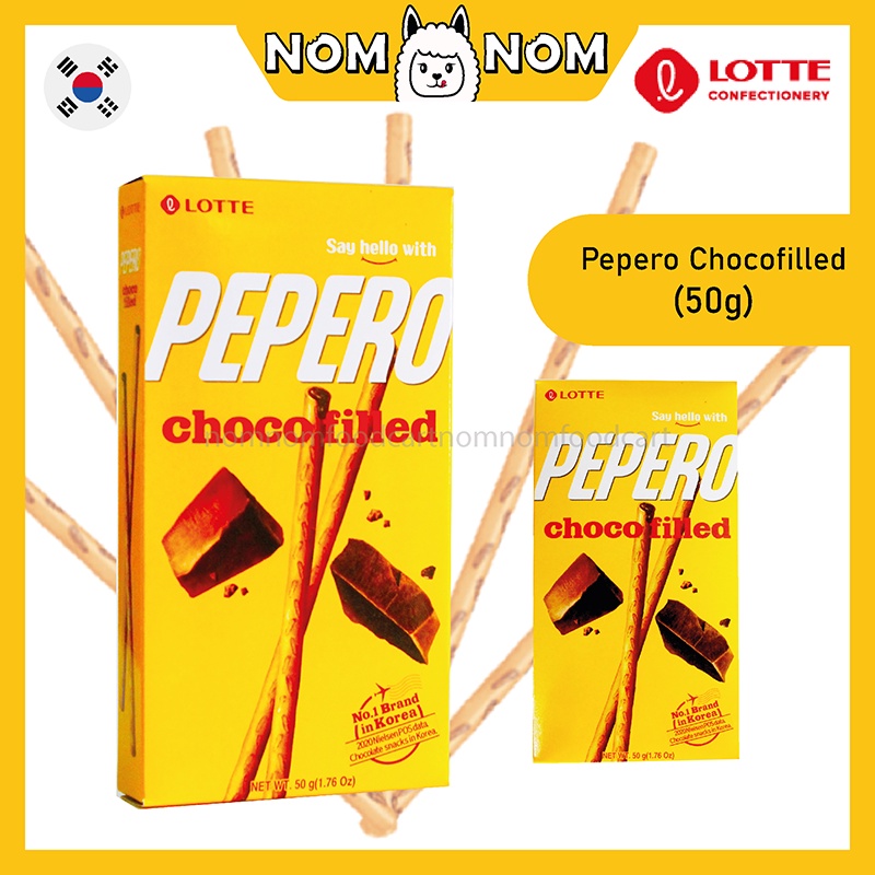 Korea Lotte Pepero Biscuit Stick 32g~50g Original Chocofilled Almond