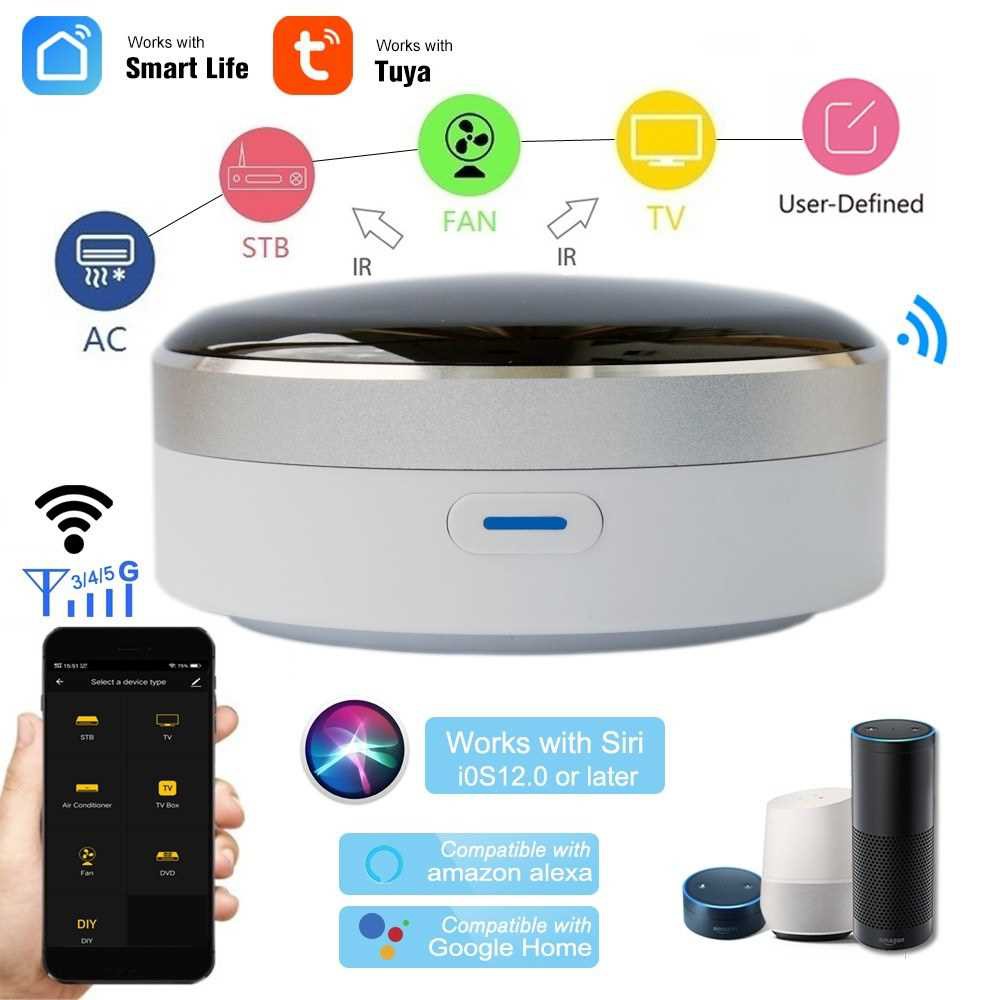 WiFi-IR Remote IR Control Wi-Fi/3G/4G/5G Enabled Infrared Universal ...