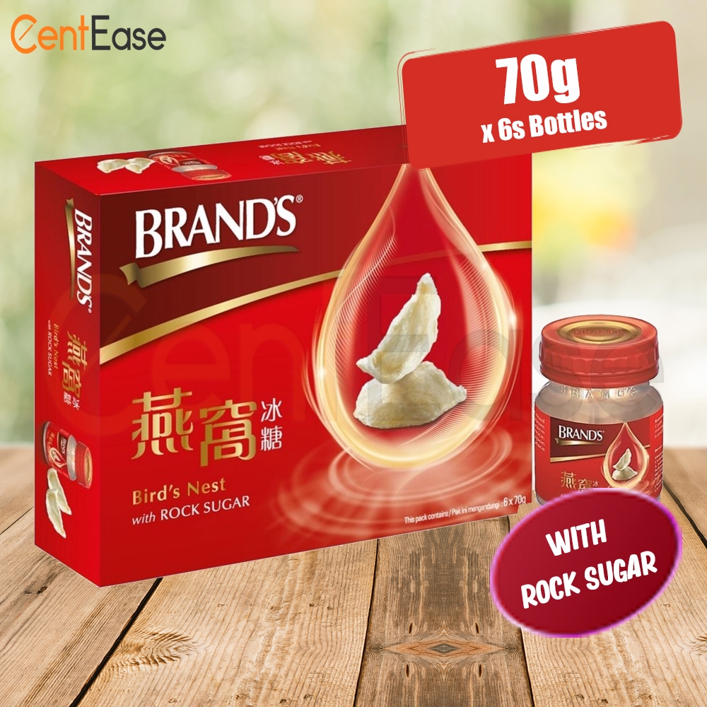 Brand's Bird's Nest with Rock Sugar 70g x 6s Bottles (Exp: Dec 2024