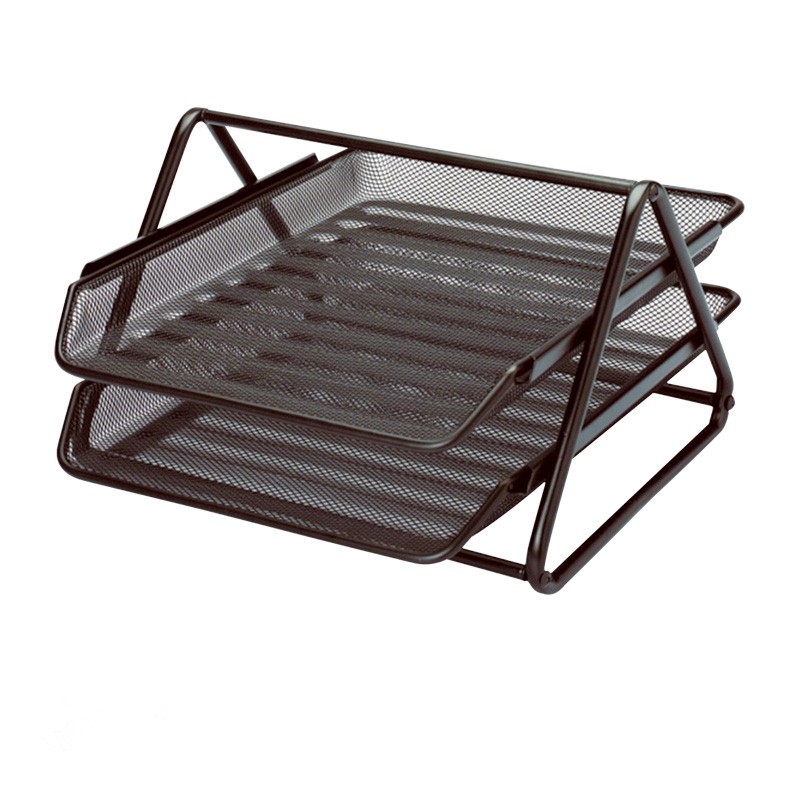 Masterborong 4 Tier Desk Organizer Tray Office Metal Mesh Organizing ...