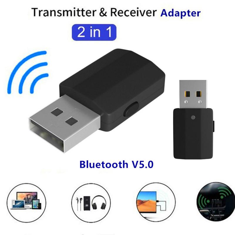 Bluetooth 5.0 audio receiver Bluetooth transmitter Aux port wireless