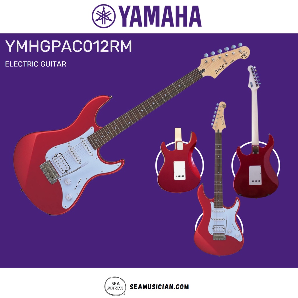 YAMAHA PAC012 PACIFICA ELECTRIC GUITAR RED METALIC (RM) | Shopee Malaysia