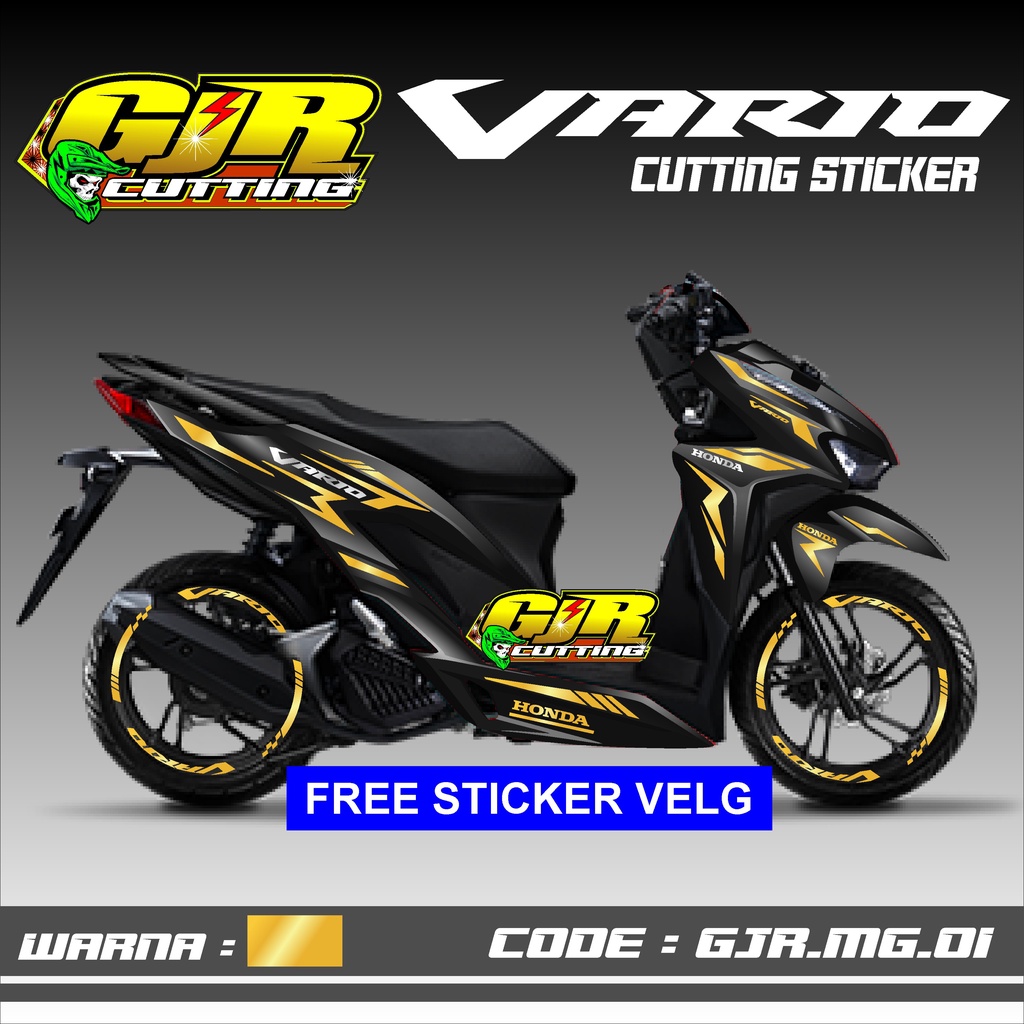 Rya Cutting Sticker Honda Vario - Free Sticker Rims Motorcycle ...