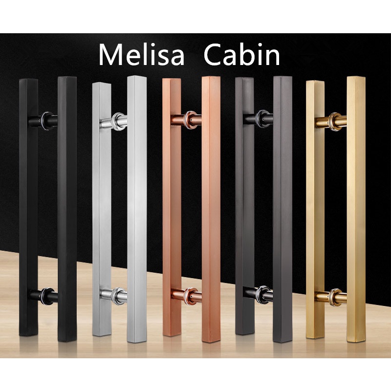 【MC】Heavy duty all colour stainless steel square tube push pull door ...