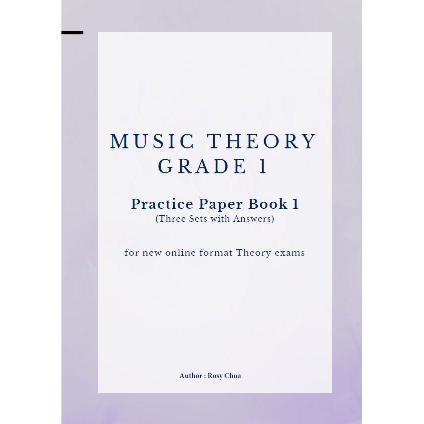 Music ABRSM Theory Grade 1, Practice Paper Book 1[with Answer] Based on ...