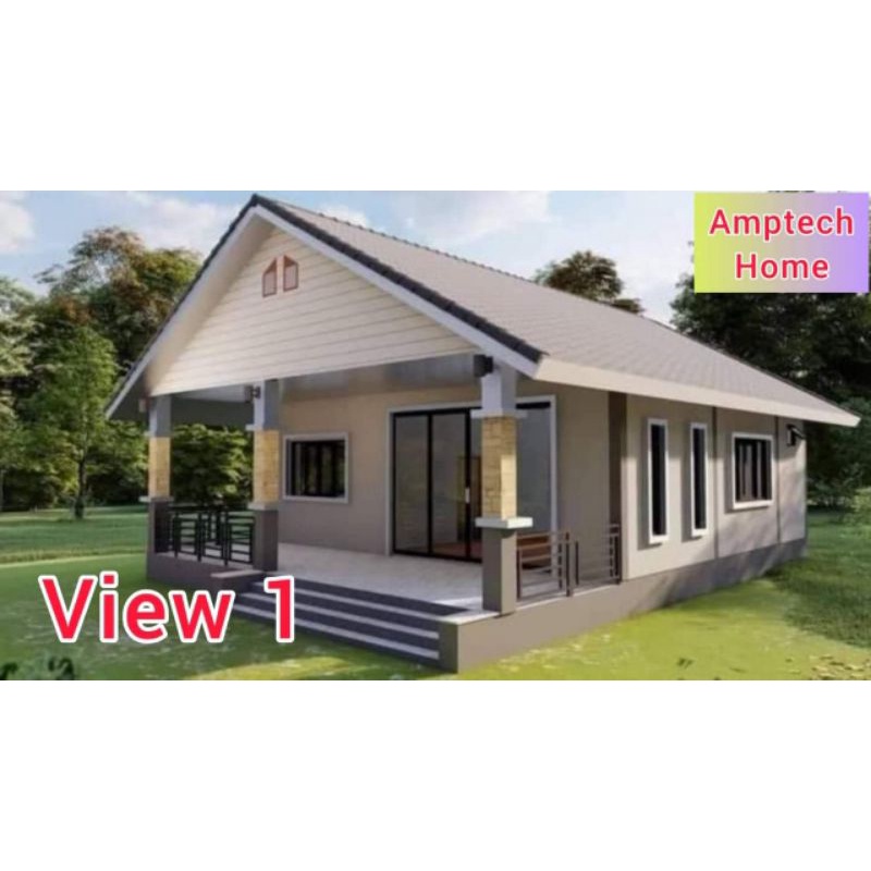 PELAN RUMAH 3 BILIK (LANTAI 24'x32') 768KPS ((BACA DESCRIPTION