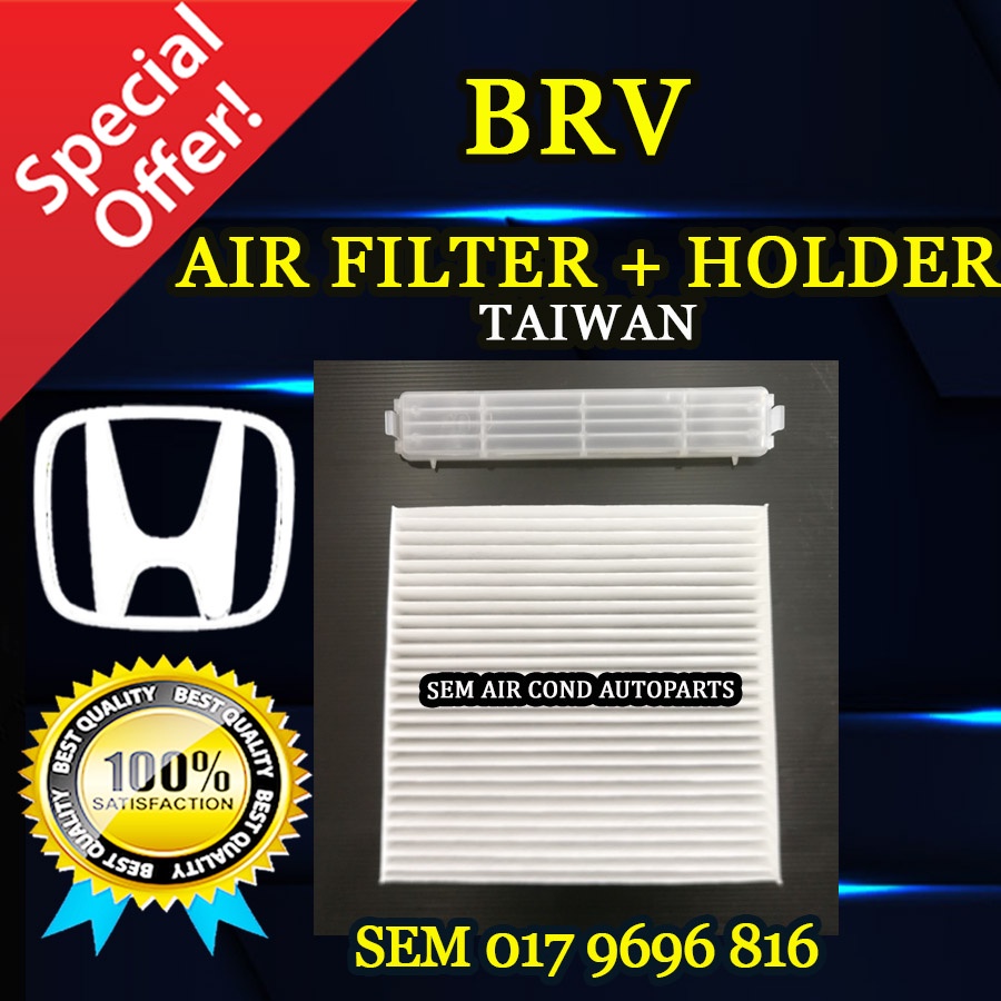 HONDA BRV/ BRV FIBRE CABIN AIR FILTER WITH HOLDER (CAR AIRCOND SYSTEM