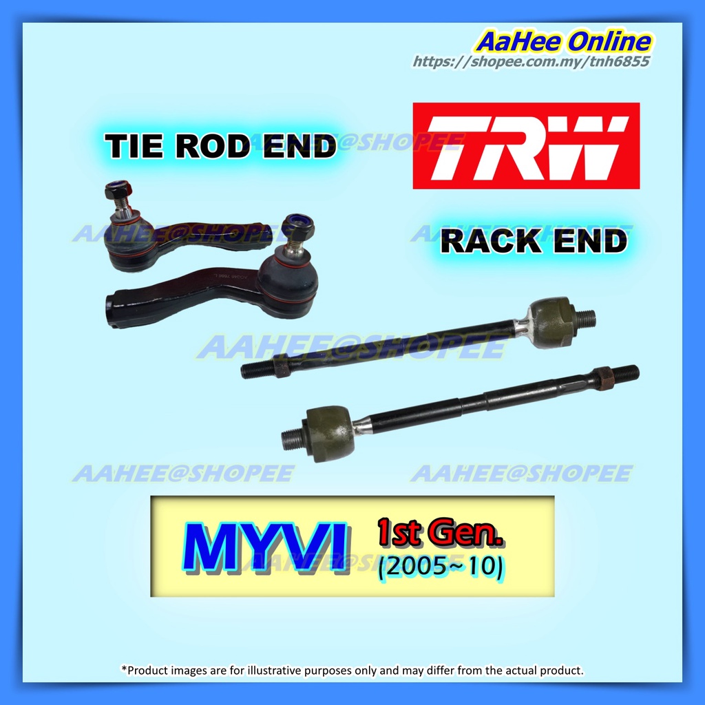 TRW JAR1305 Steering Tie Rod End for Audi Q5: 2013-2017 and other