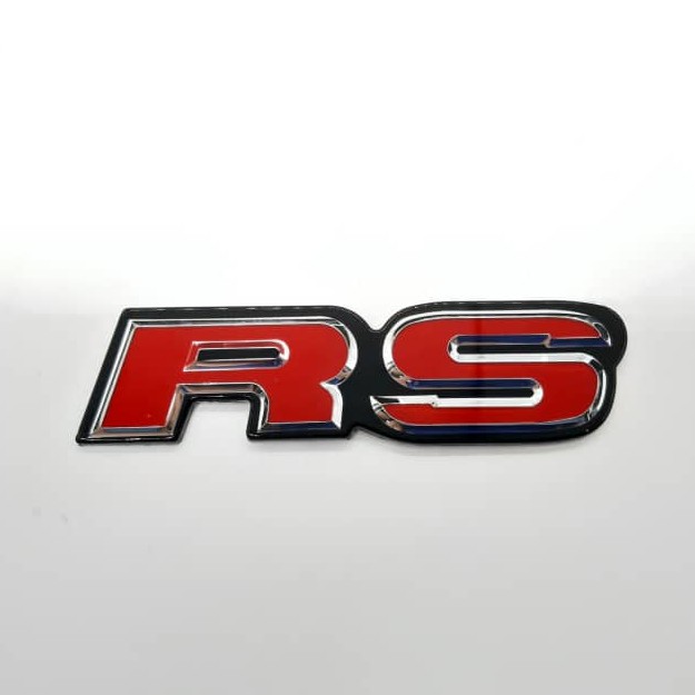 RS Logo 3D Red gold Emblem Honda Jazz GE GK Honda Civic FC FB Grade C ...