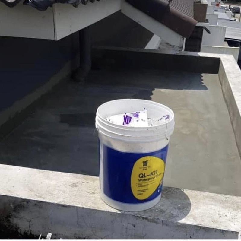 10Kg/Set Qinglong QL K11 Waterproof Slurry 青龙防水浆 Repair Crack Leaking ...