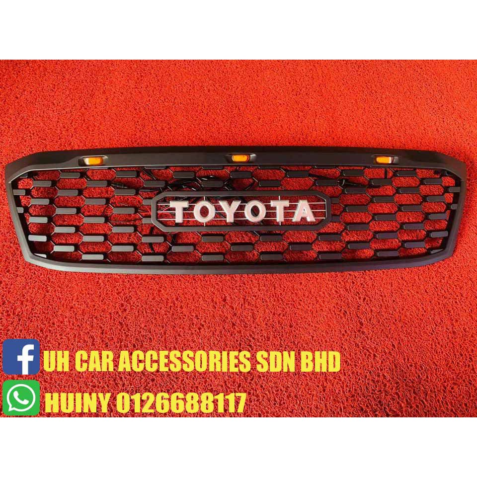 Toyota hilux vigo kun25 kun 2005-2011 front bumper grill grille with ...