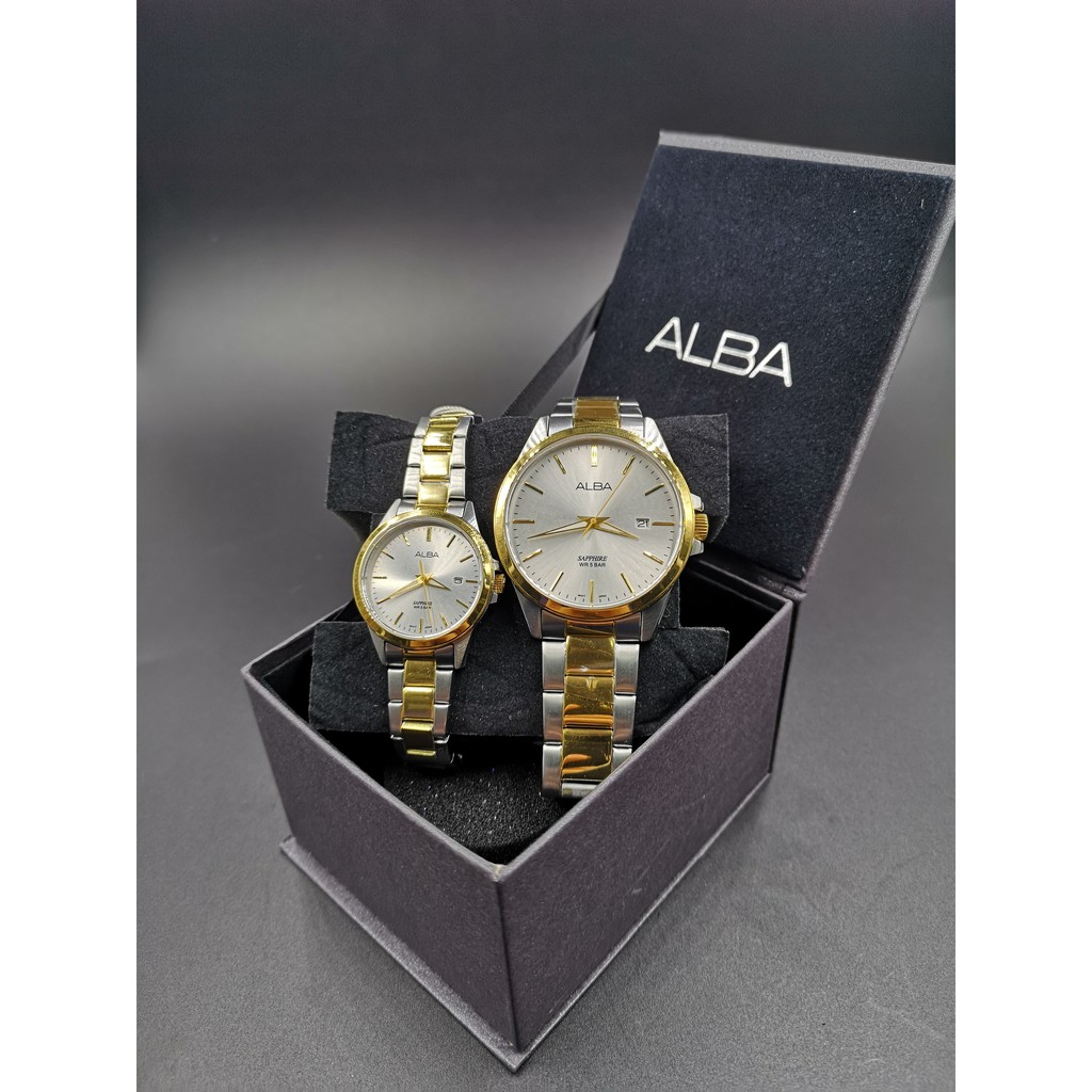 ALBA COUPLE WATCHES QUARTZ JAPAN AH7S44X VJ22 X293 AS9J06X VJ42 X274 Shopee Malaysia