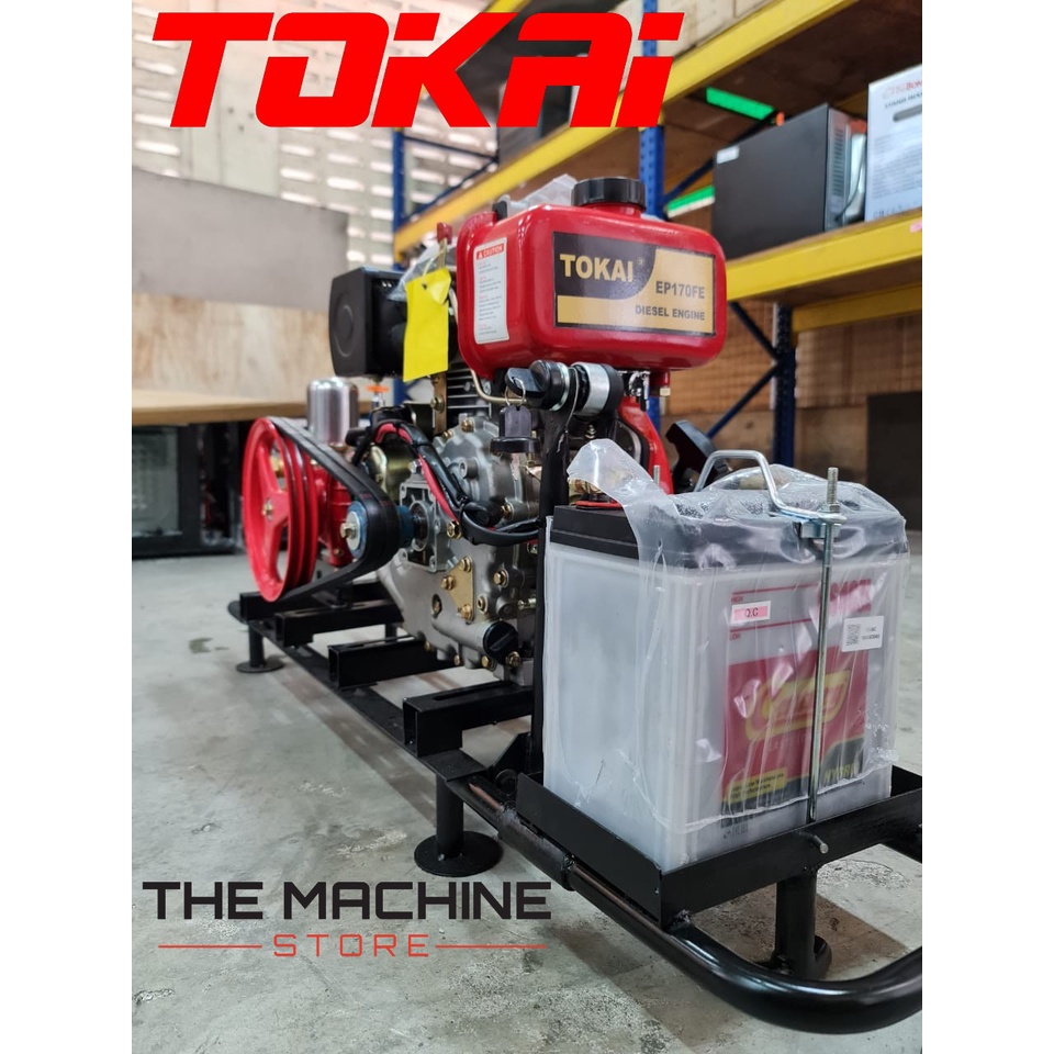 TOKAI DIESEL ENGINE EP170FE KEY WAY Electric Type. battery start