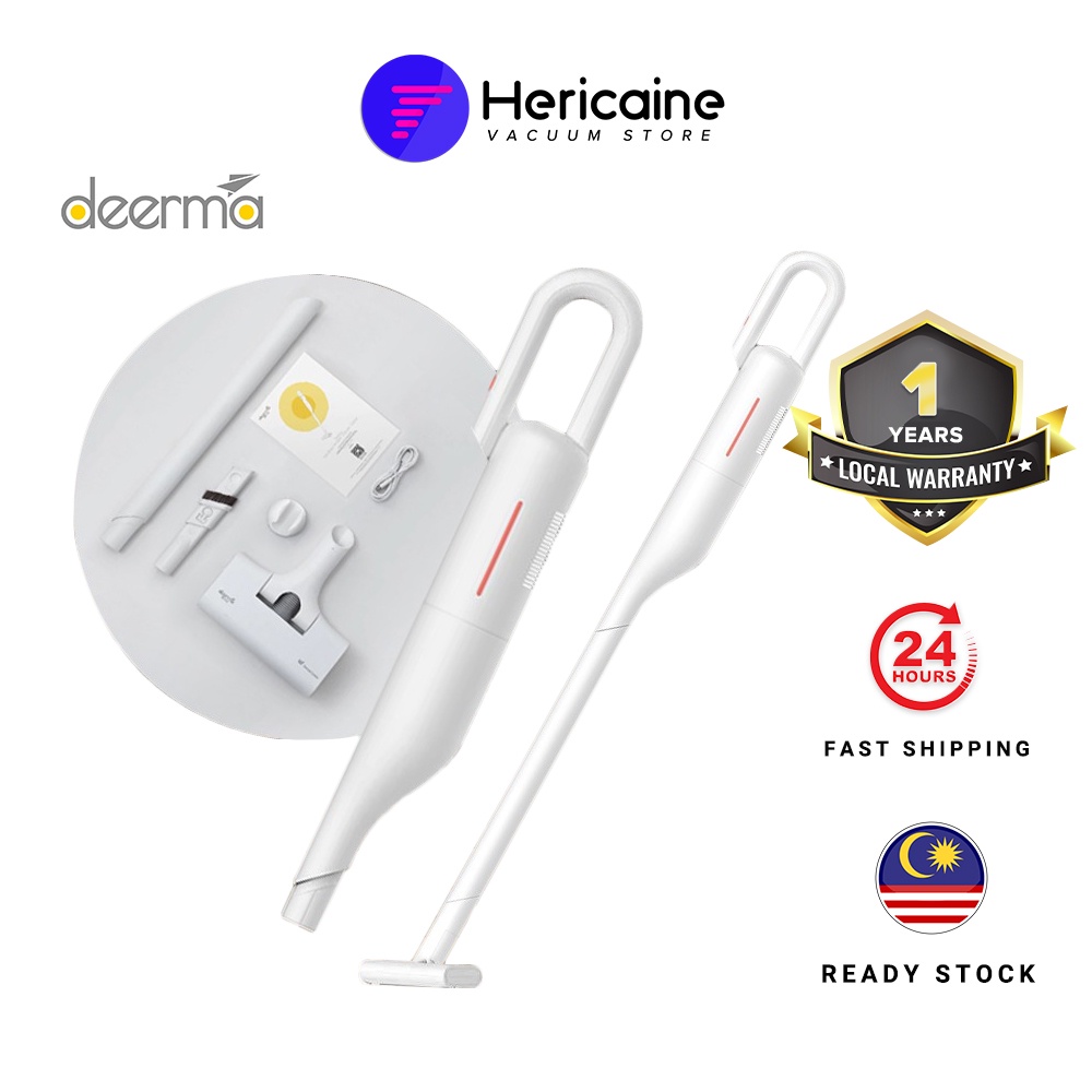 Deerma VC01 Handheld Cordless Vacuum Cleaner (8500Pa/2200Mah) | Shopee ...