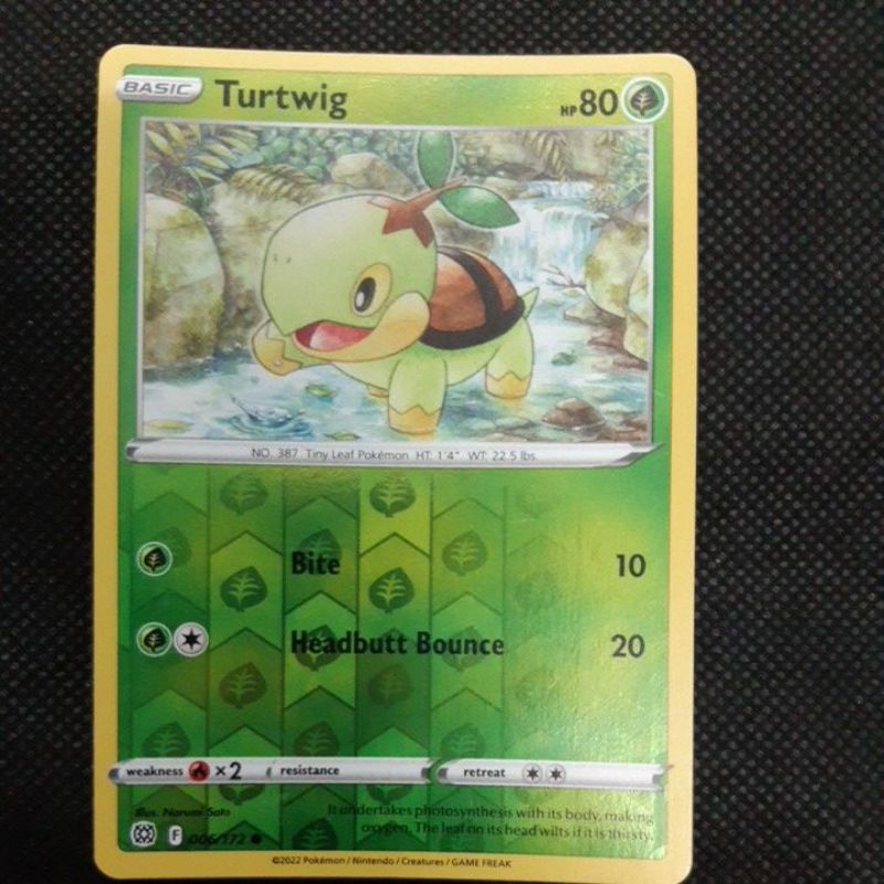 Pokemon Card TCG: Brilliant Stars: Turtwig/ Grotle/ Tropius/ Piplup ...