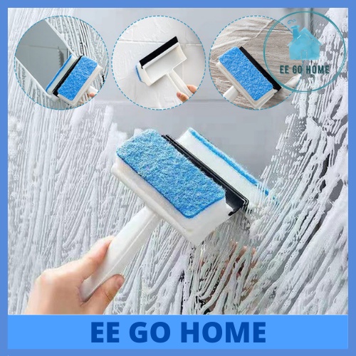1Pcs Double-sided Cleaning Brush Spray Window Glass Brush Wiper Cleaner ...