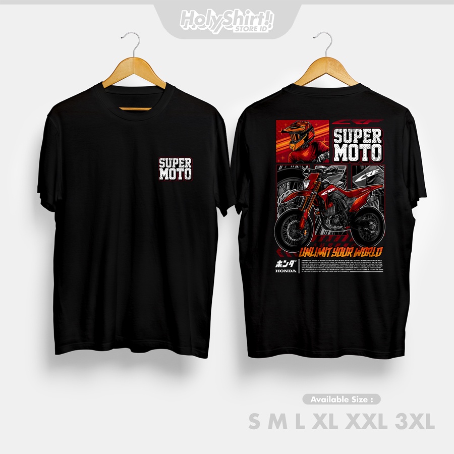 Honda CRF150L Supermoto Unlimit Your World Motorcycle T-Shirt ...