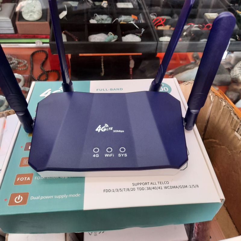 Modem wifi pasang sim 300Mbps(INDOOR ROUTER) | Shopee Malaysia