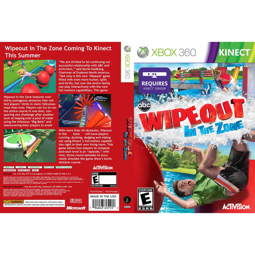 Wipe out xbox store 360