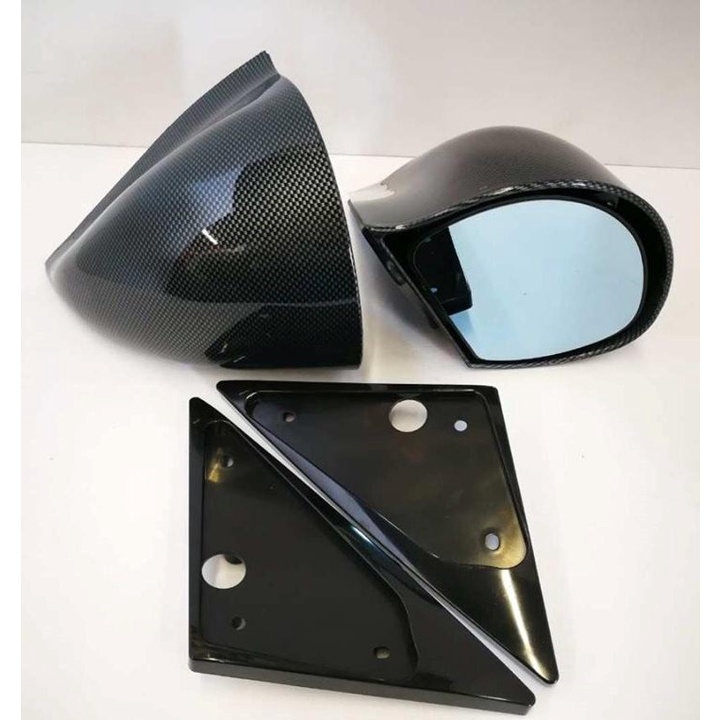 Ralliart Evo3 Wira Side Mirror Carbon Wira Persona Gen2 Satria EK EG